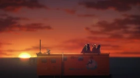 They watch the sun that never sets