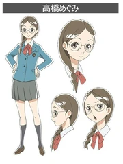 Megumi's full body and facial expressions