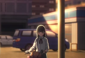 2 Lawson store.png (330 KB) Shirase in front of Lawson Convenience Store