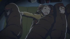 Kimari hogs the bed