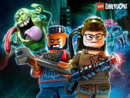 Promotion image of B.A. with Abby Yates from Ghostbusters: Answer the Call.