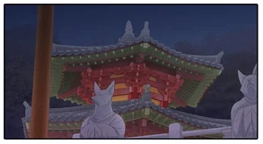 Choeum Palace at night