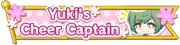 Yuki's Cheer Captain badge