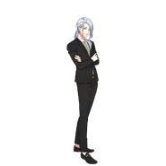 Azuma Black Suit fullbody