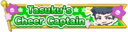 Tasuku's Cheer Captain badge