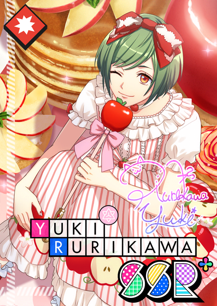 Yuki Rurikawa SSR Sparkling Apple Report bloomed