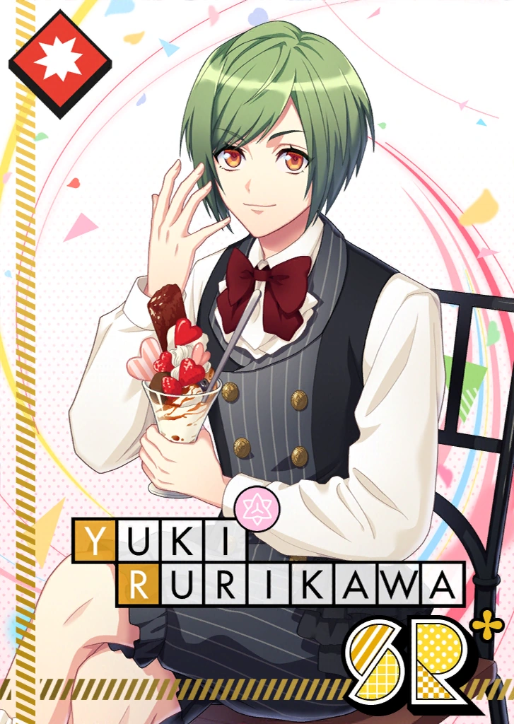 Yuki Rurikawa SR 【Delicious Heart Parfait】 | A3! Wiki | Fandom