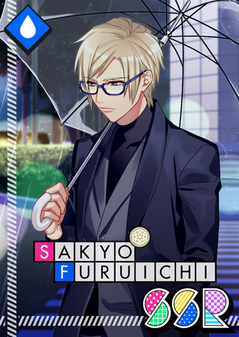 Sakyo Furuichi SSR Rain-Drenched Heart unbloomed