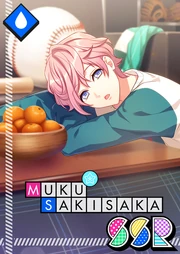 Muku Sakisaka SSR Chilling with Cousins unbloomed