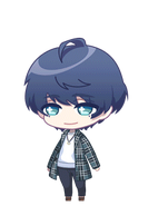 Tsumugi Shower of Autumn Leaves chibi