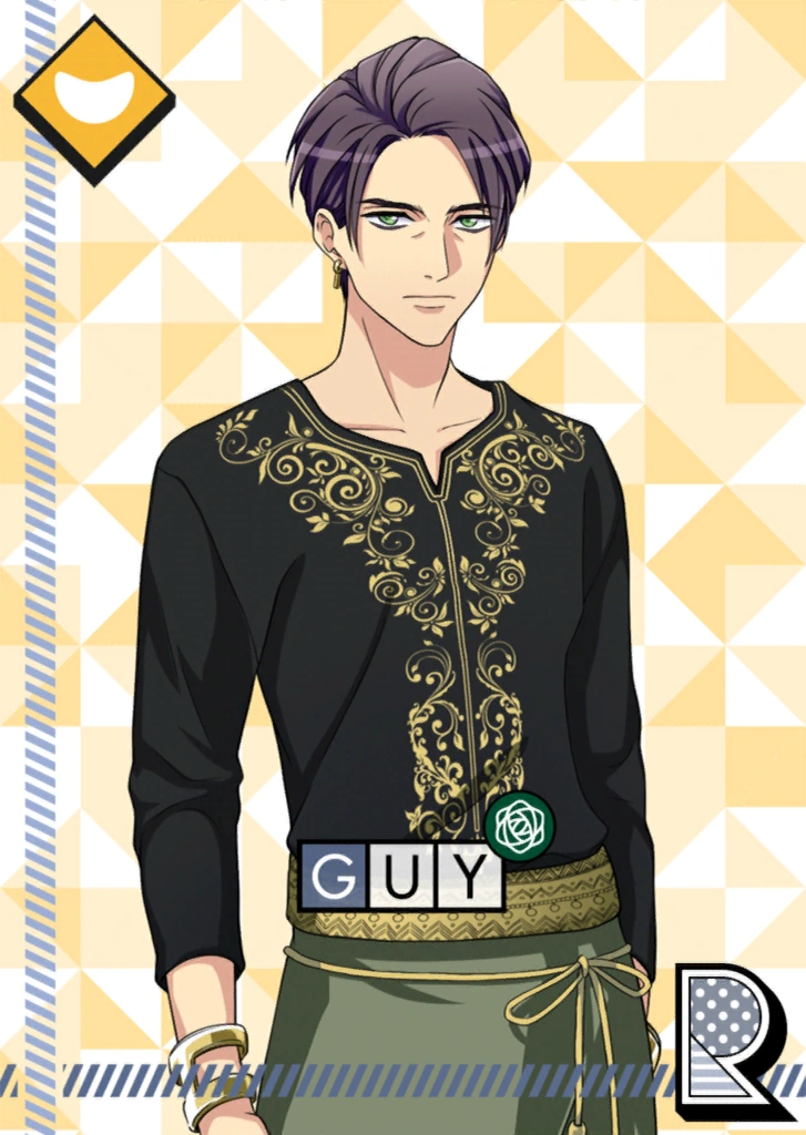 Guy R Standing Rehearsal unbloomed