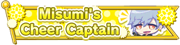 Misumi's Cheer Captain badge