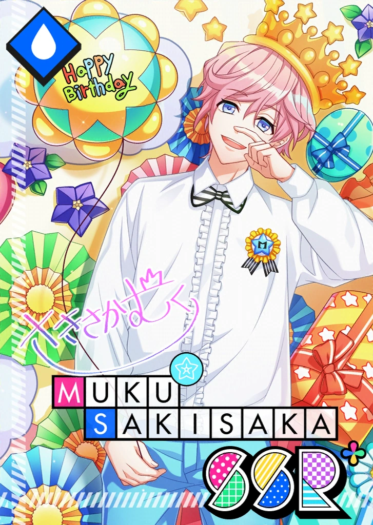 Muku Sakisaka SSR Mankai Birthday bloomed