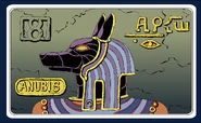 Anubis Egypt 9 Glory God's Card.