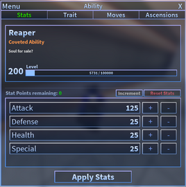 Ability Leveling