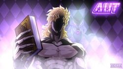 Fanart] I also drew Shadow DIO for a uni task to show a muscle map