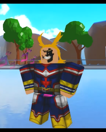 All Might A Universal Time Roblox Wiki Fandom - how to make chara in robloxian highschool part 2