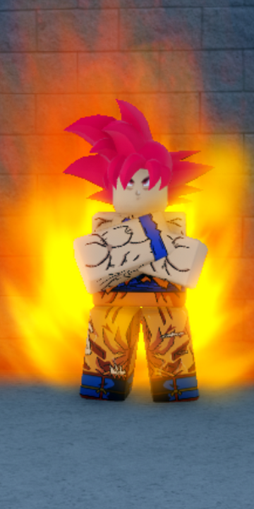 Goku Super Saiyan God ROBLOX Outfit #roblox #robloxavatar