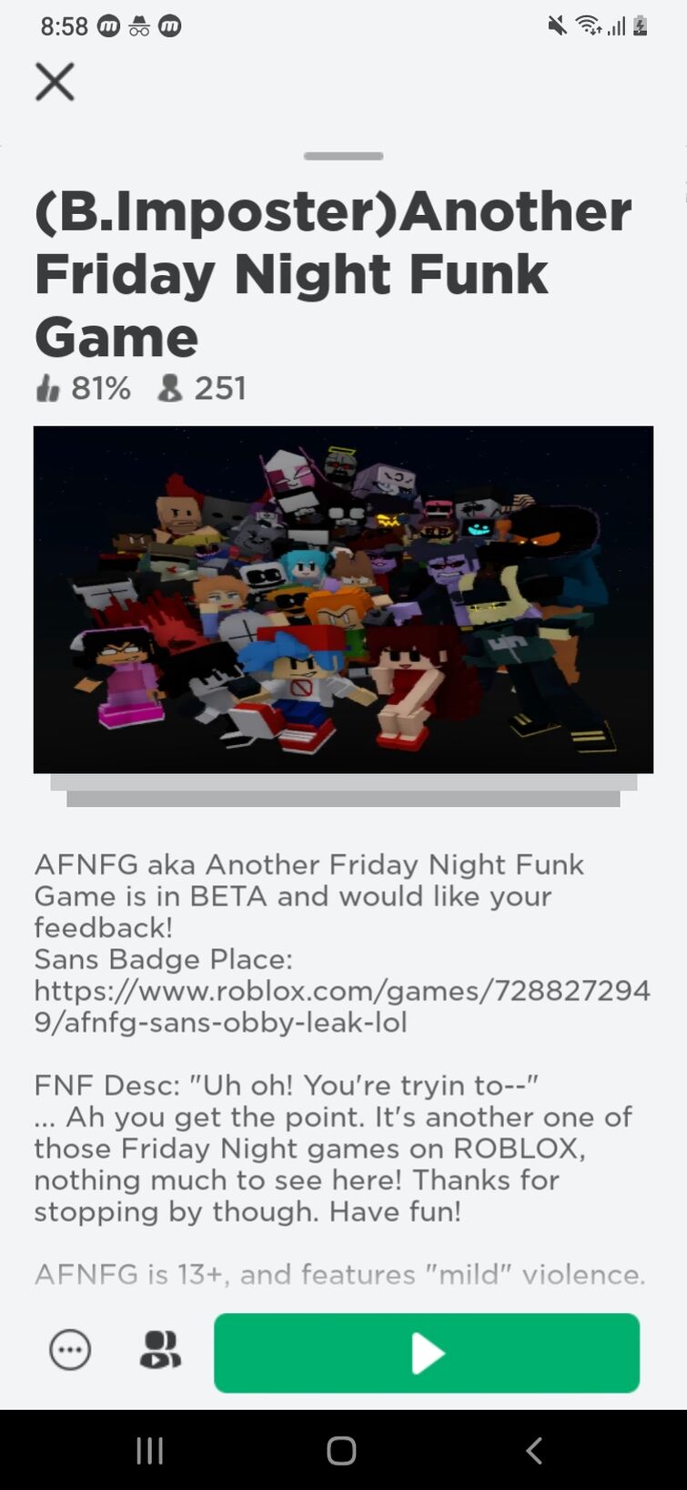 Another Friday Night Funk Game - Roblox