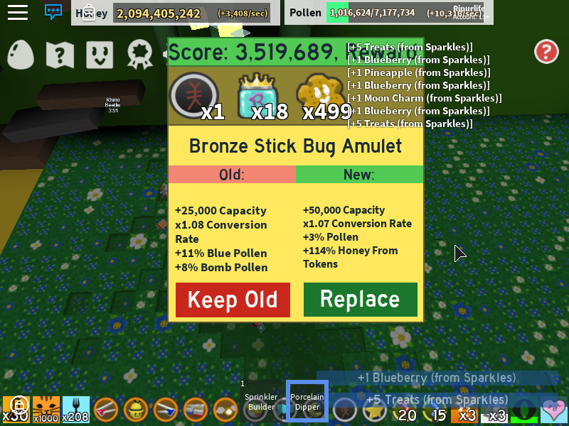 Bee Swarm Simulator Sparkles Tokens