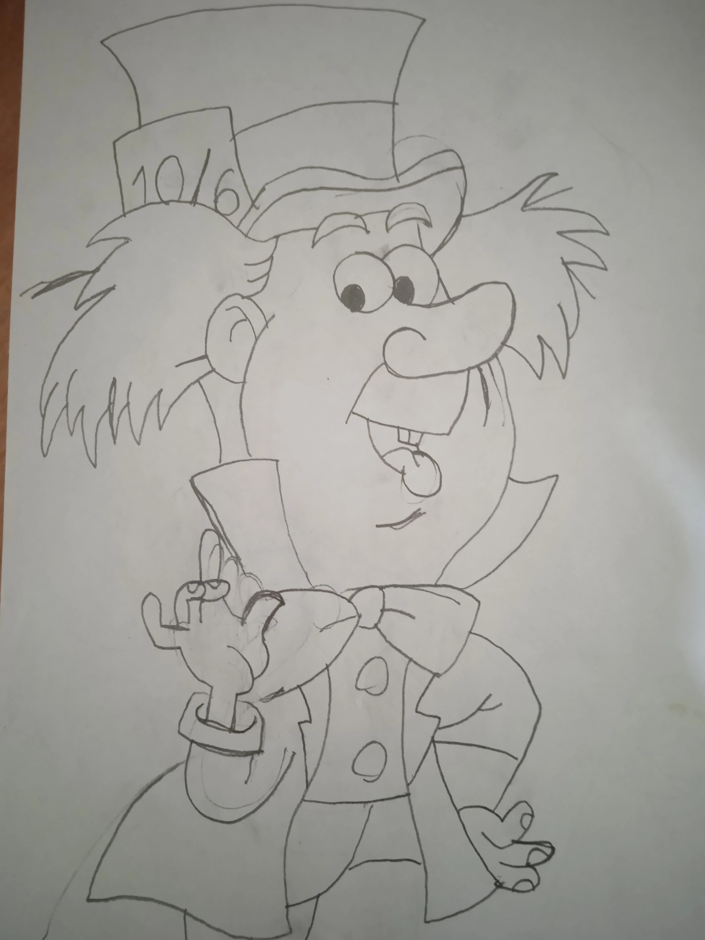 My drawing of the Mad Hatter Fandom