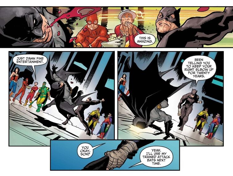 Batman vs Wildcat from injustice: year one #1 | Fandom