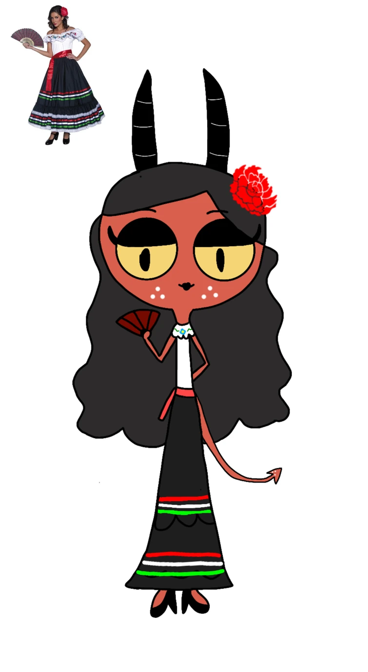 Since Moxxie's mom looks like a Latina I decided to draw her in the ...