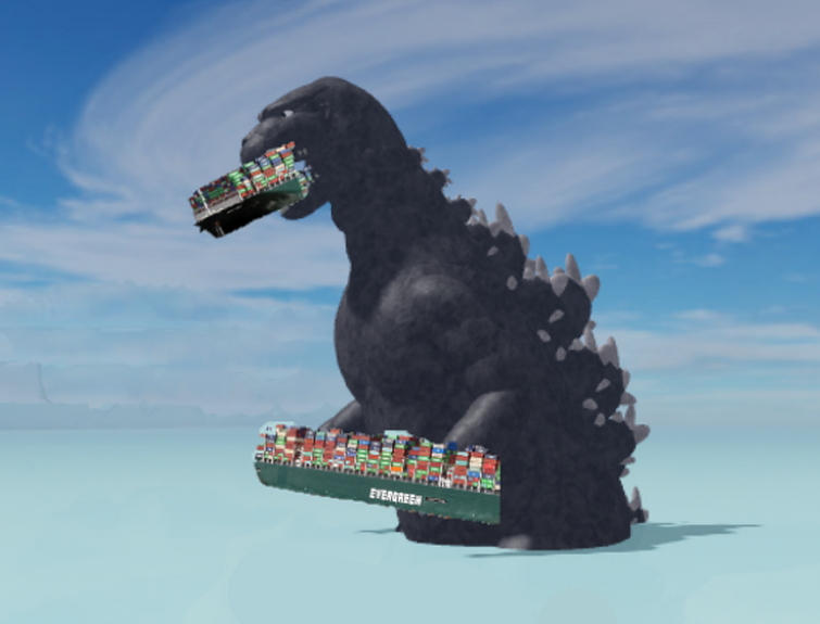 TOTAL EARTH Godzilla em ROBLOX 