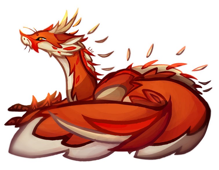 day 1 of drawing dragon adventures dragons: vulpiruth 🦊🦊 | Fandom
