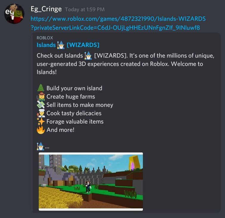 Discuss Everything About Islands Wiki Fandom - how much robux it cost to get a vip server