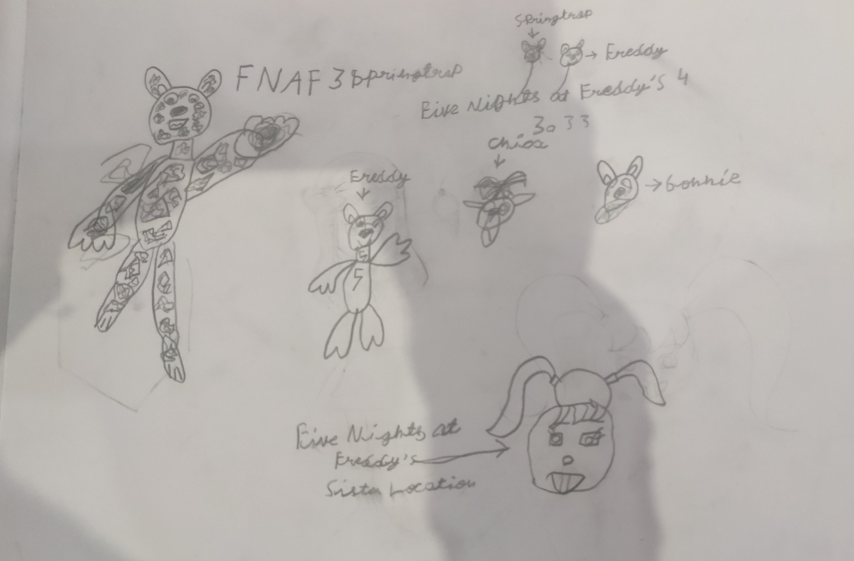 Five Nights at Freddy's 3 Five Nights at Freddy's 4 Drawing