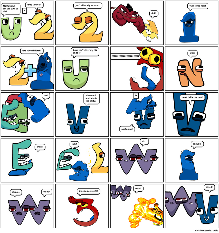 Alphabet Lore Part 27 - Comic Studio