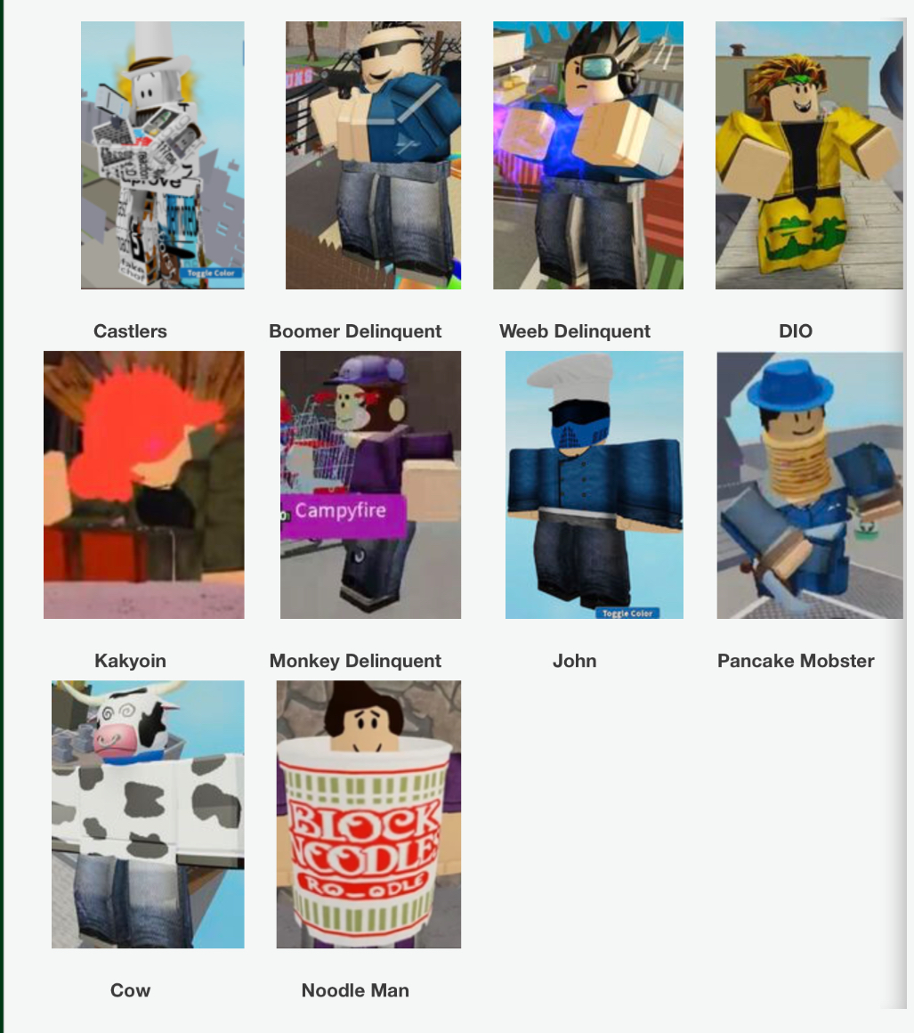 Roblox Noodle Man