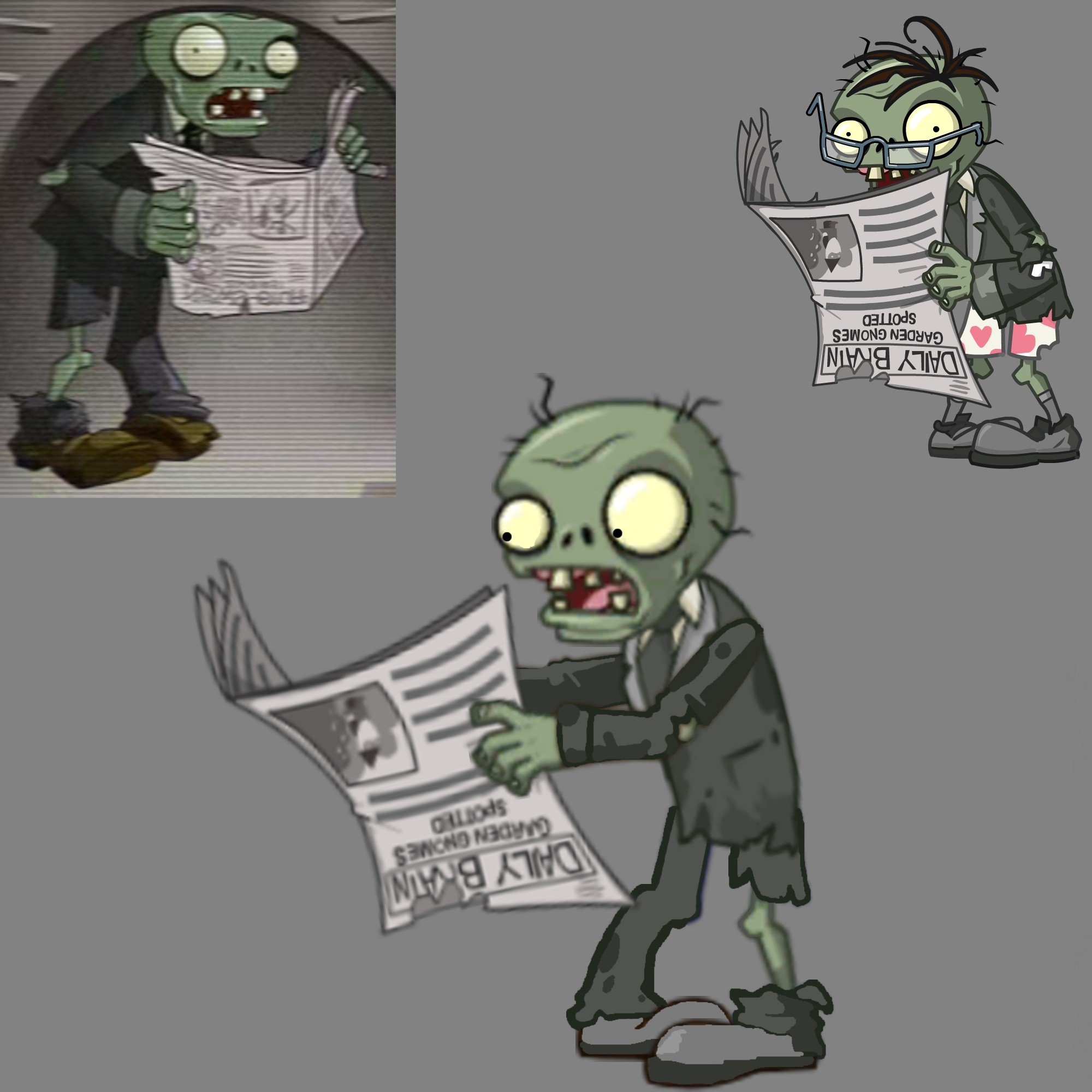 Newspaper Zombie, Plants vs. Zombies Wiki