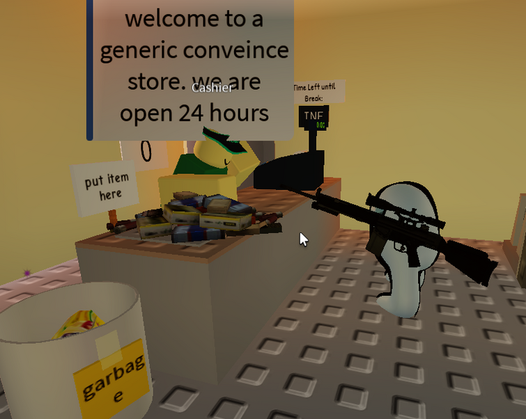 cashier gasa4 in 2023  Roblox funny, Funny pix, Roblox memes