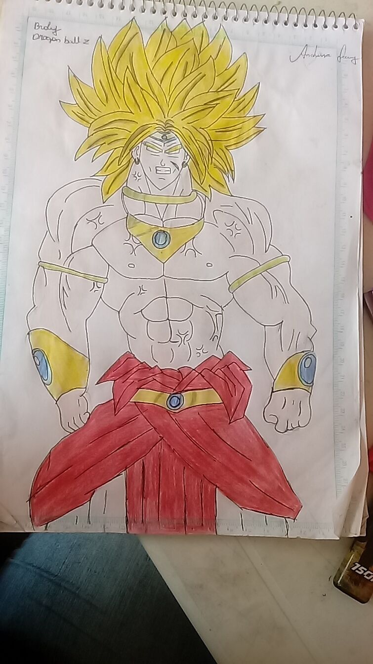 Art básica - Desenho do Goku black 😊