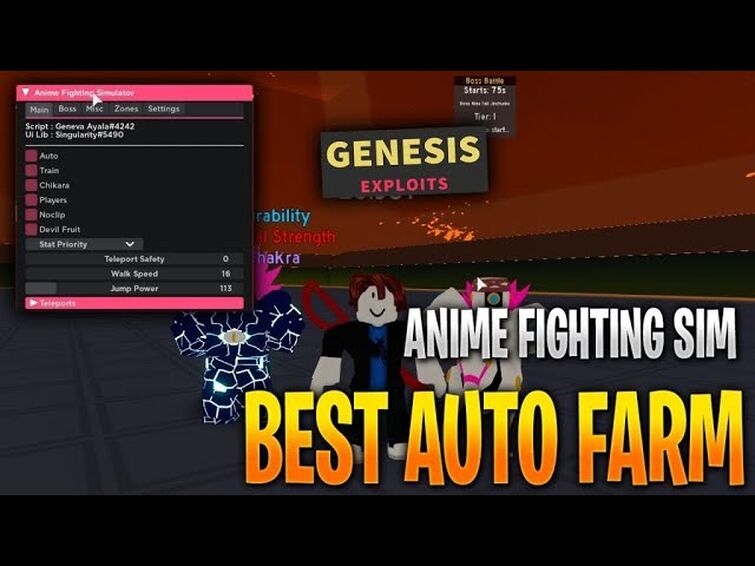 Anime Fighting Simulator Script/Hack, UPDATED