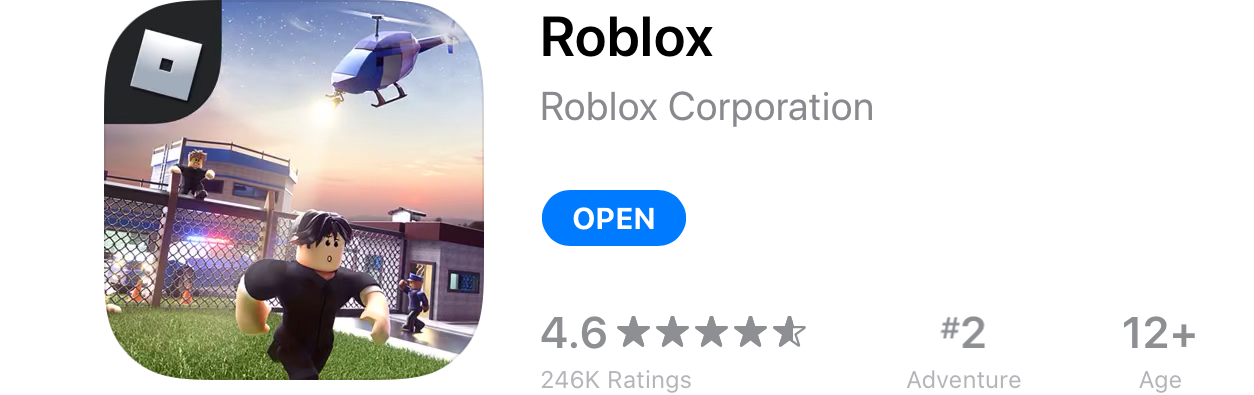 Roblox en App Store