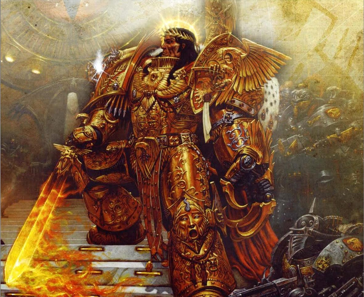 All hail the God Emperor of Mankind! 