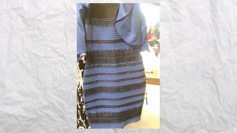 Gold or blue dress original top