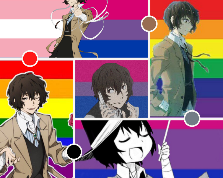 i made a Dazai moodboard for pride month! | Fandom