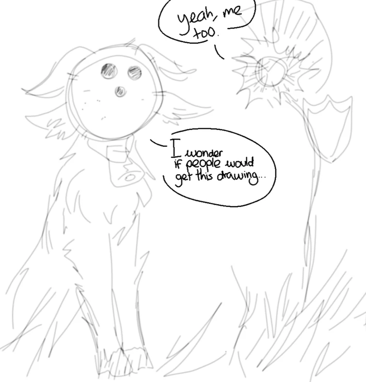 I made this in 5 minutes on my laggy old phone on ibis paint Fandom