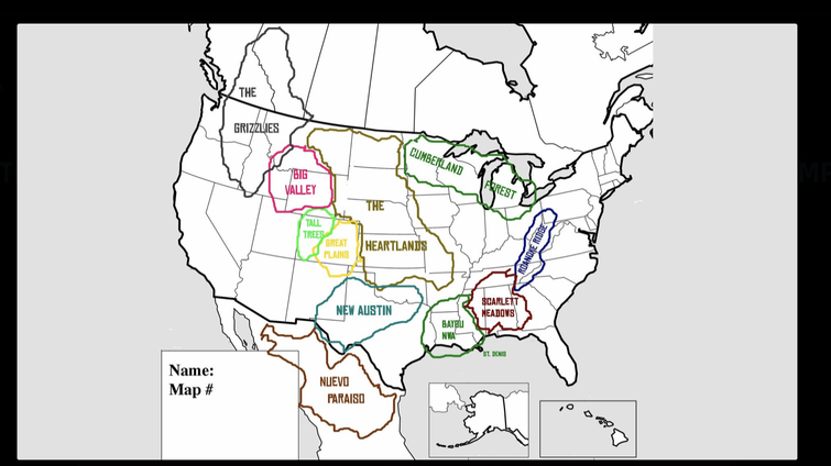 The Regions Of Redemption Represent The United States Of America Fandom