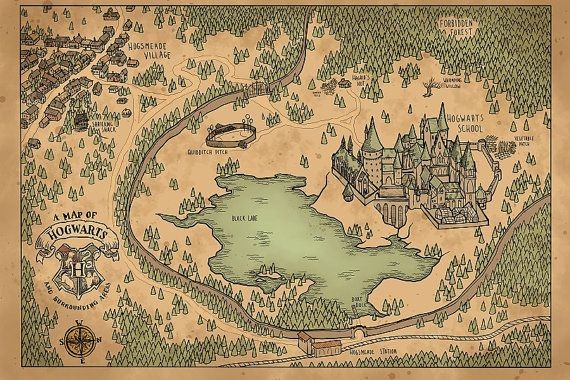 Hogwarts Map