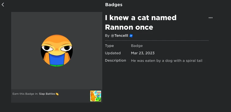 New badge not logged on the wiki | Fandom