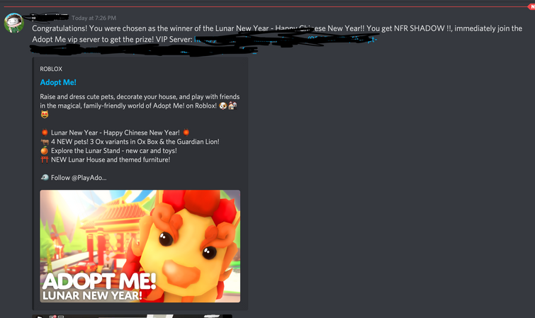 adopt me roblox discord