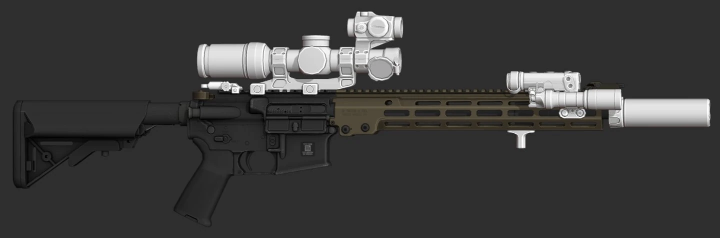 Reworked Vortex RAZOR HD GEN II-E1-6X24 and KAC Micro Front Sight | Fandom