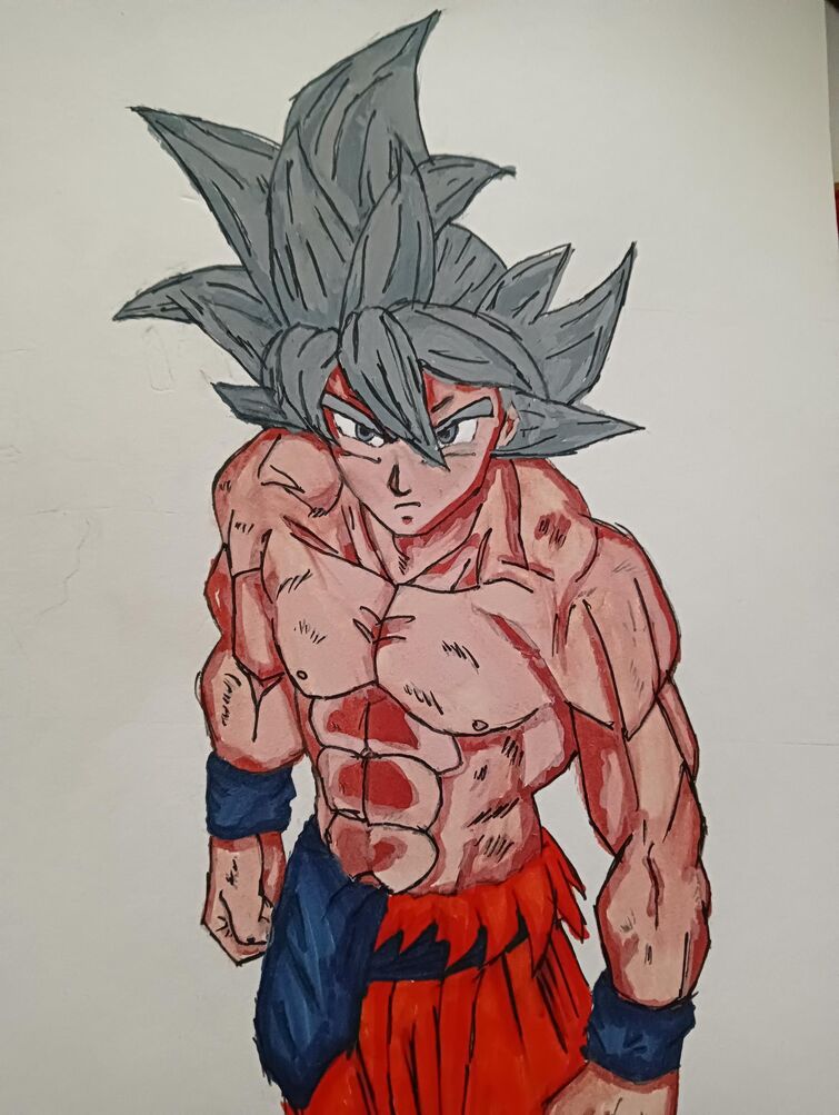 Goku mui manga style | Fandom