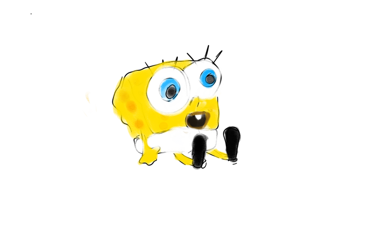 Sad SpongeBob GIF with effects (also included static image) : r