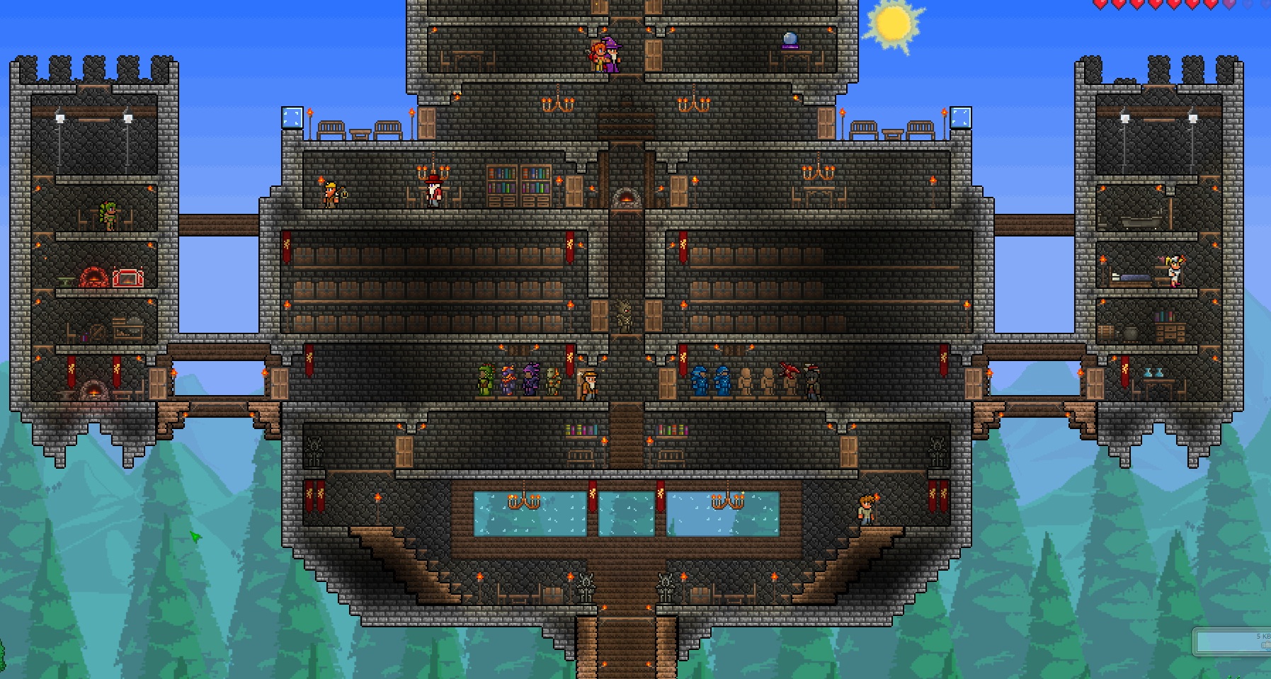 How to build housing in terraria фото 62